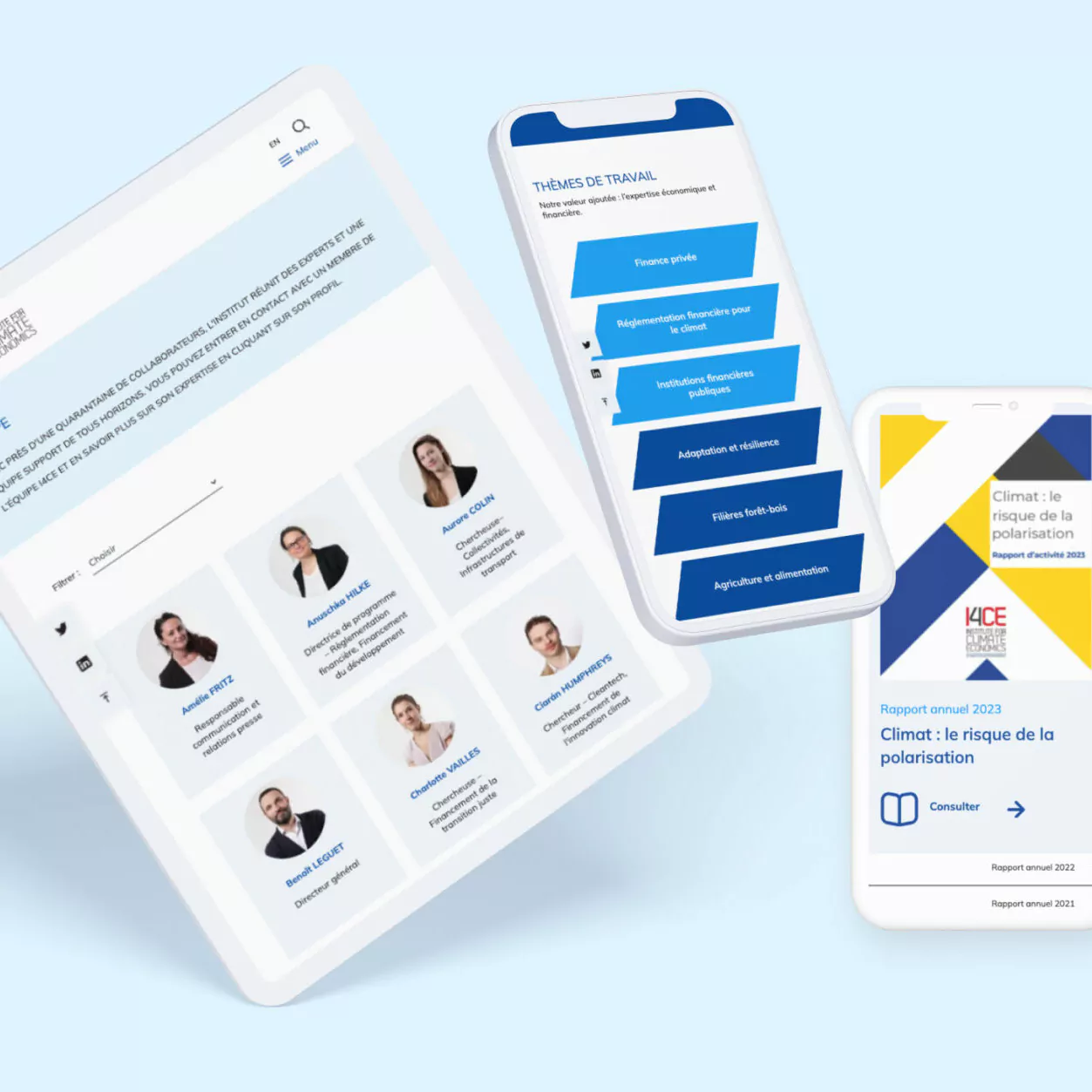 Refonte site web I4CE