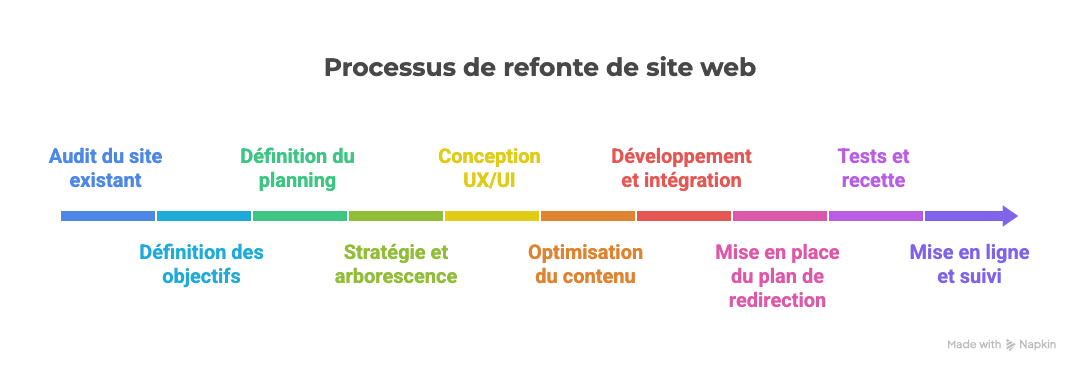 Les 10 étapes d’une refonte de site web